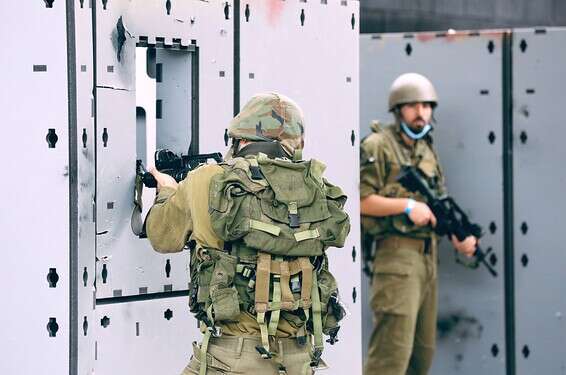 מתחם האימונים ללוחמי החי"ר // צילום: אורן כהן